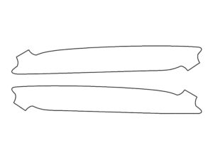 2022-2025 Lexus NX, 250, 350, 350h, 450h, Rear Marker Cover Film