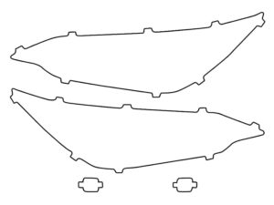 2022-2025 Lexus NX, 250, 350, 350h, 450h, Headlight Cover Film
