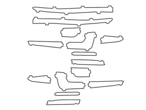 2022-2025 Lexus NX, 250, 350, 350h, 450h, Tail Light Cover Film