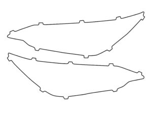 2022-2025 Lexus NX, F-Sport, Headlight Cover Film