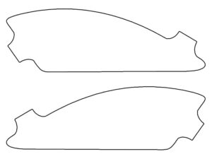 2020-2022 Lexus RX, All, Rear Marker Cover Film