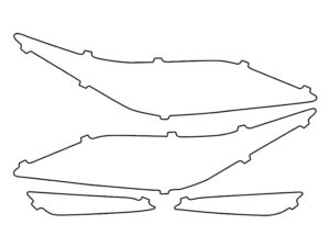 2020-2022 Lexus RX, All, Headlight Cover Film