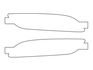 2023-2025 Lexus RX, All, Rear Marker Cover Film