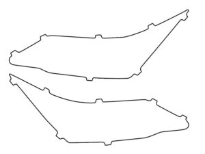 2023-2025 Lexus RZ, All, Headlight Cover Film