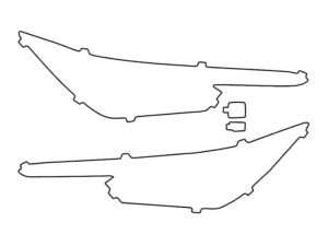 2024-2025 Lexus TX, All, Headlight Cover Film