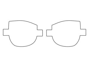 2019-2025 Lexus UX, All, Fog Light Cover Film