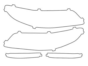 2017-2020 Lincoln Continental, All, Headlight Cover Film