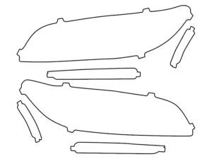 2017-2020 Lincoln MKZ, All, Headlight Cover Film