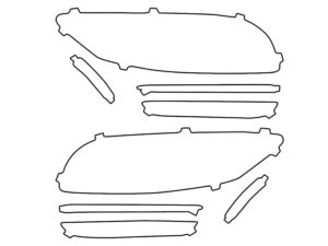 2019-2020 Lincoln Nautilus, All, Headlight Cover Film