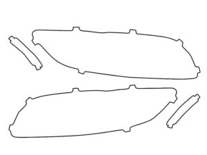 2021-2023 Lincoln Nautilus, All, Headlight Cover Film