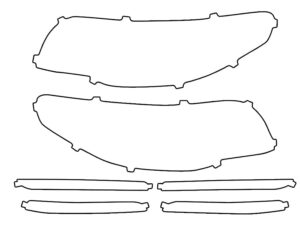 2022-2024 Lincoln Navigator, All, Headlight Cover Film