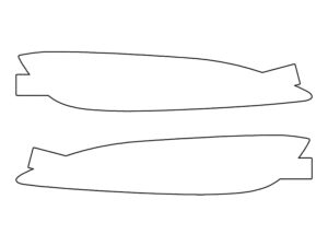 2021-2025 Mazda 6, All, Rear Marker Cover Film