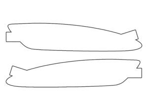 2019-2025 Mazda 3, Hatchback, Rear Marker Cover Film