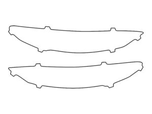 2019-2025 Mazda 3, Hatchback, Headlight Cover Film