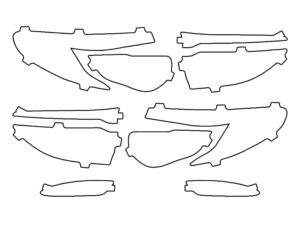 2019-2025 Mazda 3, Hatchback, Tail Light Cover Film