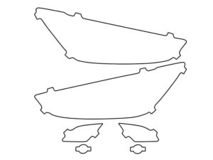 2016-2021 Mazda CX-3, All, Headlight Cover Film