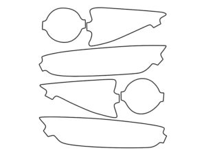 2017-2021 Mazda CX-5, All, Reverse Light Cover Film