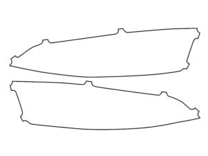 2019-2022 Mercedes A-Class, Sedan, Headlight Cover Film