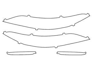 2019-2024 Mercedes AMG GT, 4-Door Couple, Tail Light Cover Film