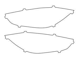 2022-2025 Mercedes C-Class, Sedan, Headlight Cover Film