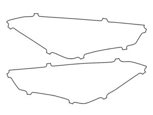 2020-2025 Mercedes CLA-Class, All, Headlight Cover Film