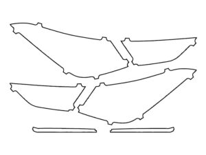 2020-2025 Mercedes CLA-Class, All, Tail Light Cover Film