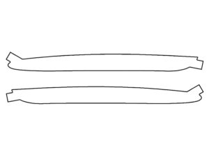 2021-2023 Mercedes E-Class, Convertible, Rear Marker Cover Film