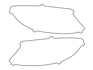 2018-2020 Mercedes E-Class, Coupe, Headlight Cover Film