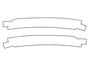 2021-2023 Mercedes E-Class, Coupe, Side Marker Cover Film