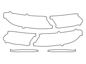 2021-2023 Mercedes E-Class, Coupe, Tail Light Cover Film