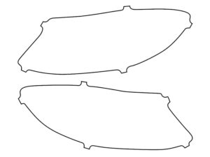 2017-2020 Mercedes E-Class, Sedan, Headlight Cover Film