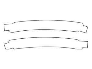 2021-2023 Mercedes E-Class, Sedan, Side Marker Cover Film