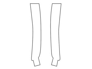 2023-2025 Mercedes EQE, Sedan, Side Marker Cover Film