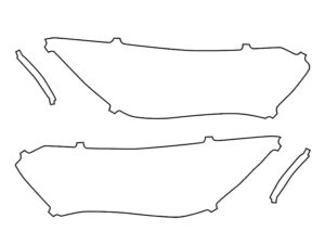 2023-2025 Mercedes EQE, Sedan, Headlight Cover Film