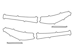 2022-2025 Mercedes EQS, Sedan, Tail Light Cover Film