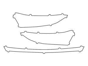 2022-2025 Mercedes EQS, SUV, Headlight Cover Film