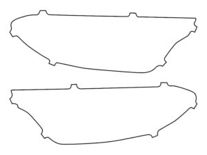 2024-2025 Mercedes GLC-Class, Coupe, Headlight Cover Film