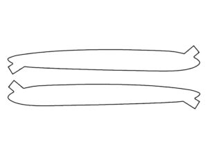 2023-2025 Mercedes GLC-Class, SUV, Rear Marker Cover Film