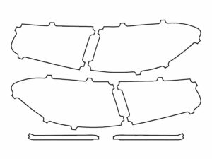 2020-2022 Mercedes GLC-Class, SUV, Tail Light Cover Film