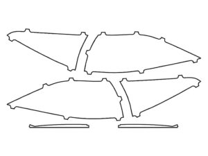 2020-2025 Mercedes GLE-Class, SUV, Tail Light Cover Film