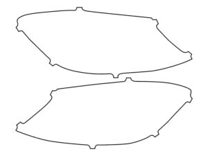 2018-2020 Mercedes S-Class, Sedan, Headlight Cover Film