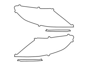 2017-2025 Mercedes SLC, All, Tail Light Cover Film