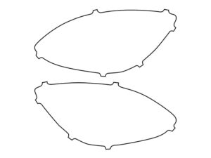 2020 Mercedes SLC-Class, Roadster, Headlight Cover Film