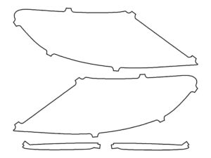 2020 Mercedes SLC-Class, Roadster, Tail Light Cover Film