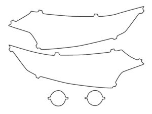 2016-2021 Mitsubishi Outlander, All, Headlight Cover Film