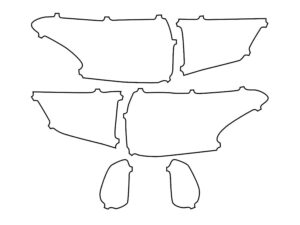 2016-2021 Mitsubishi Outlander, All, Tail Light Cover Film