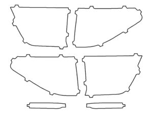 2021-2024 Nissan Armada, All, Tail Light Cover Film