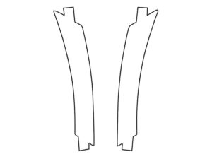 2022-2025 Nissan Frontier, Pro 4X, Side Marker Cover Film