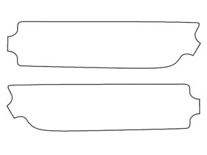 2022-2025 Nissan Frontier, S, SV, Fog Light Cover Film