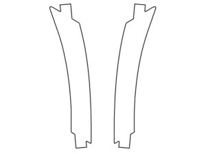 2022-2025 Nissan Frontier, S, SV, Side Marker Cover Film